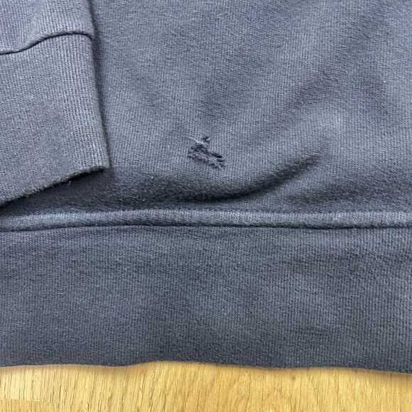 Polo Ralph Lauren Jacket Mens 2XL Blue Estate Rib Full Zip Hooded Pony - Picture 12 of 16